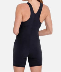 Green-Racerback V Neck Shortsie