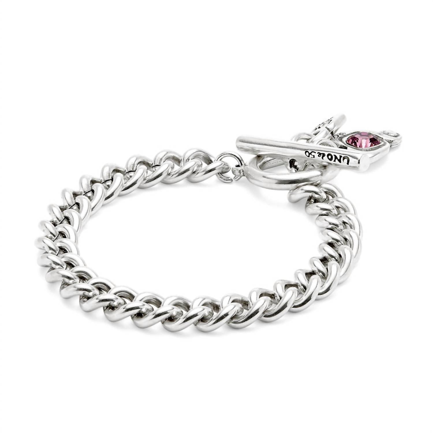 Unode50 - Women's Be Expressive Dangling Heart Bracelet