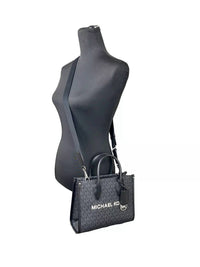 Michael Kors - Women's Mirella Signature Top Zip Tote Bag Small