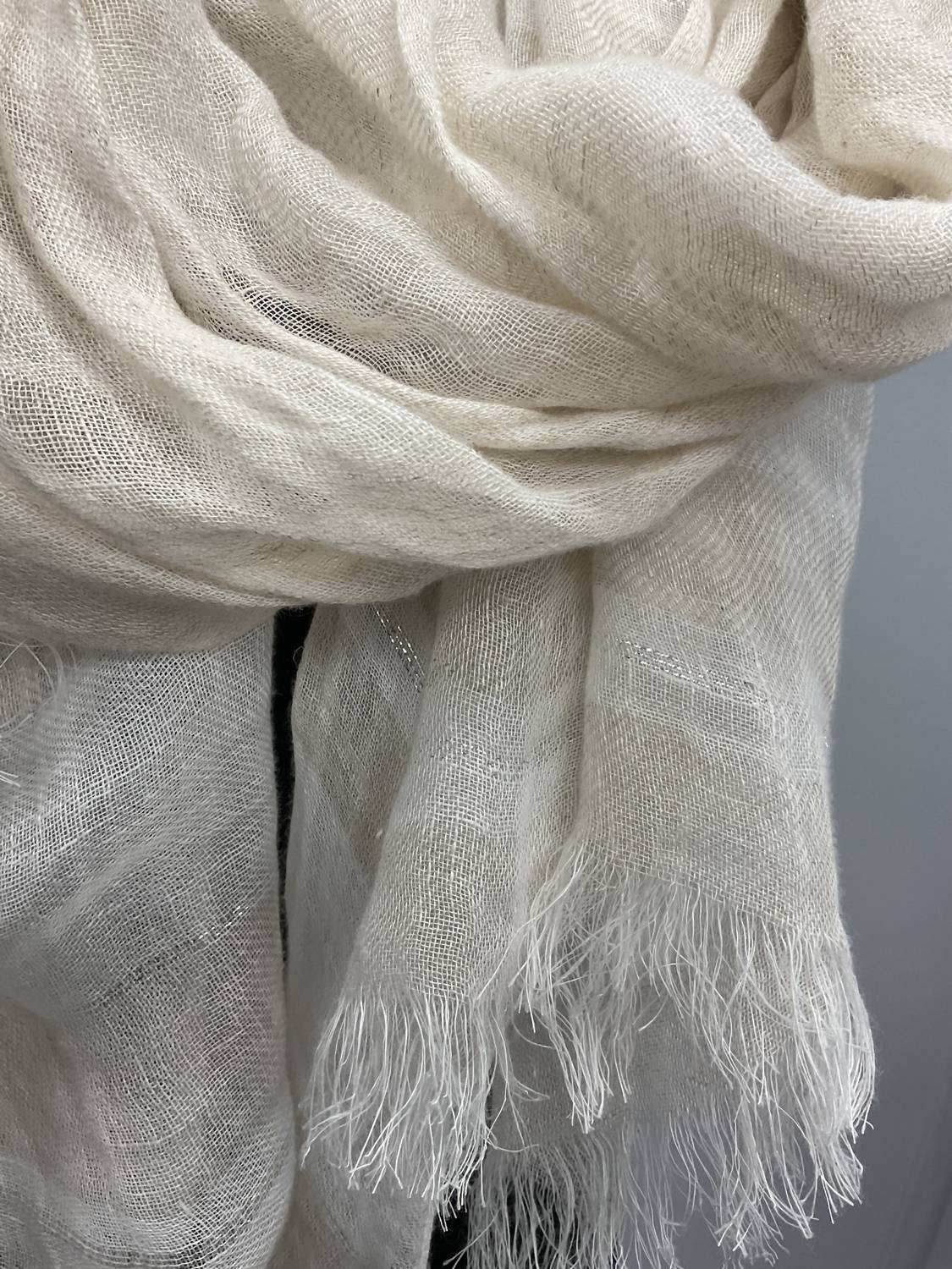 Hubert Gasser - LINENE/LUREX SCARF