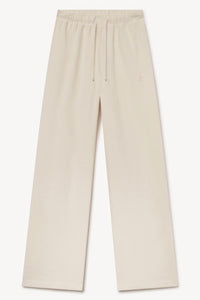 Eterne Drawstring Wide Leg Sweatpant in bone - women's pants - view 4