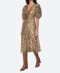 Sea - Claude Print Puff Sleeve Midi Dress