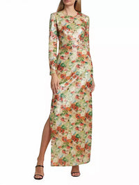 Rosetta Getty - Fitted Long Sleeves Dress