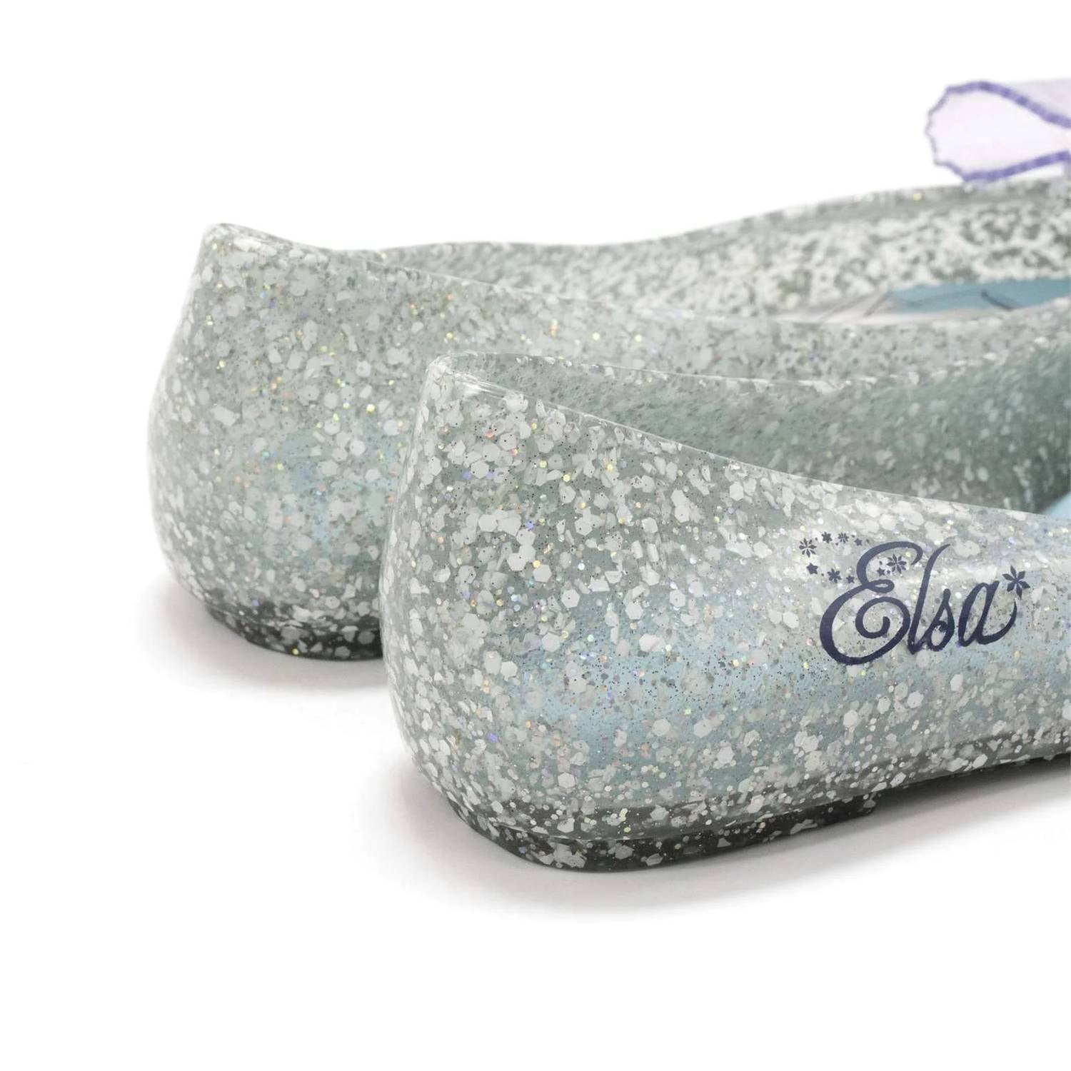 Mini Melissa - Girl's Sweet Love And Disney Princess Elsa Flats