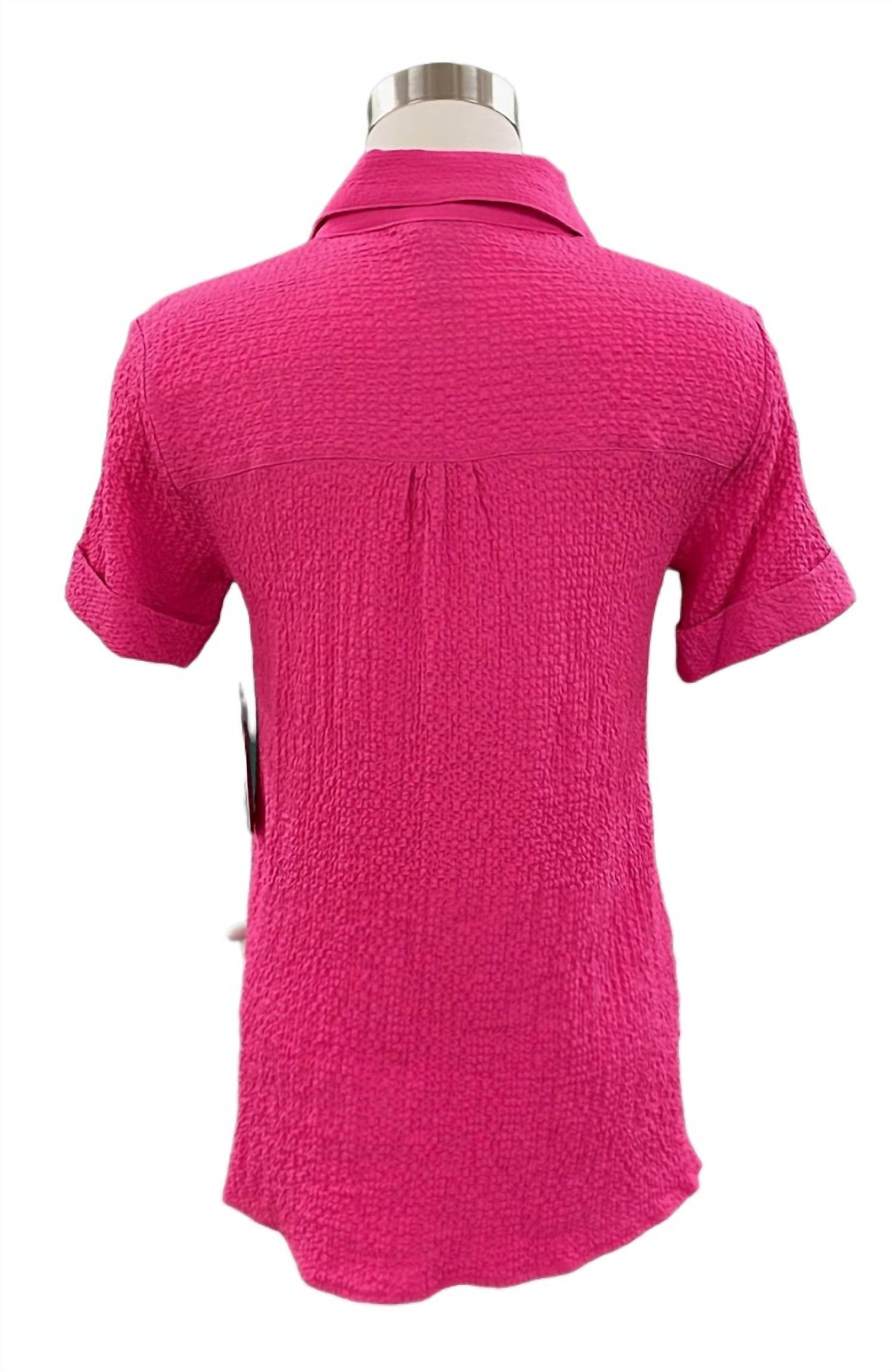 Multiples - Gauze Button Front Shirt