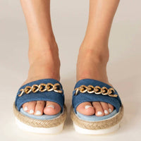 Cynthia Richard - Women's Bardot Fabric Sandal