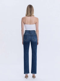 VERVET BY FLYING MONKEY victoria jeans in denim - women's pants - detail view