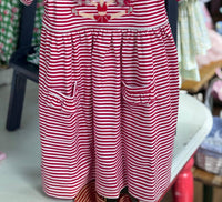 SQUIGGLES Girls Cheerleader Dress in crimson - kids' dress