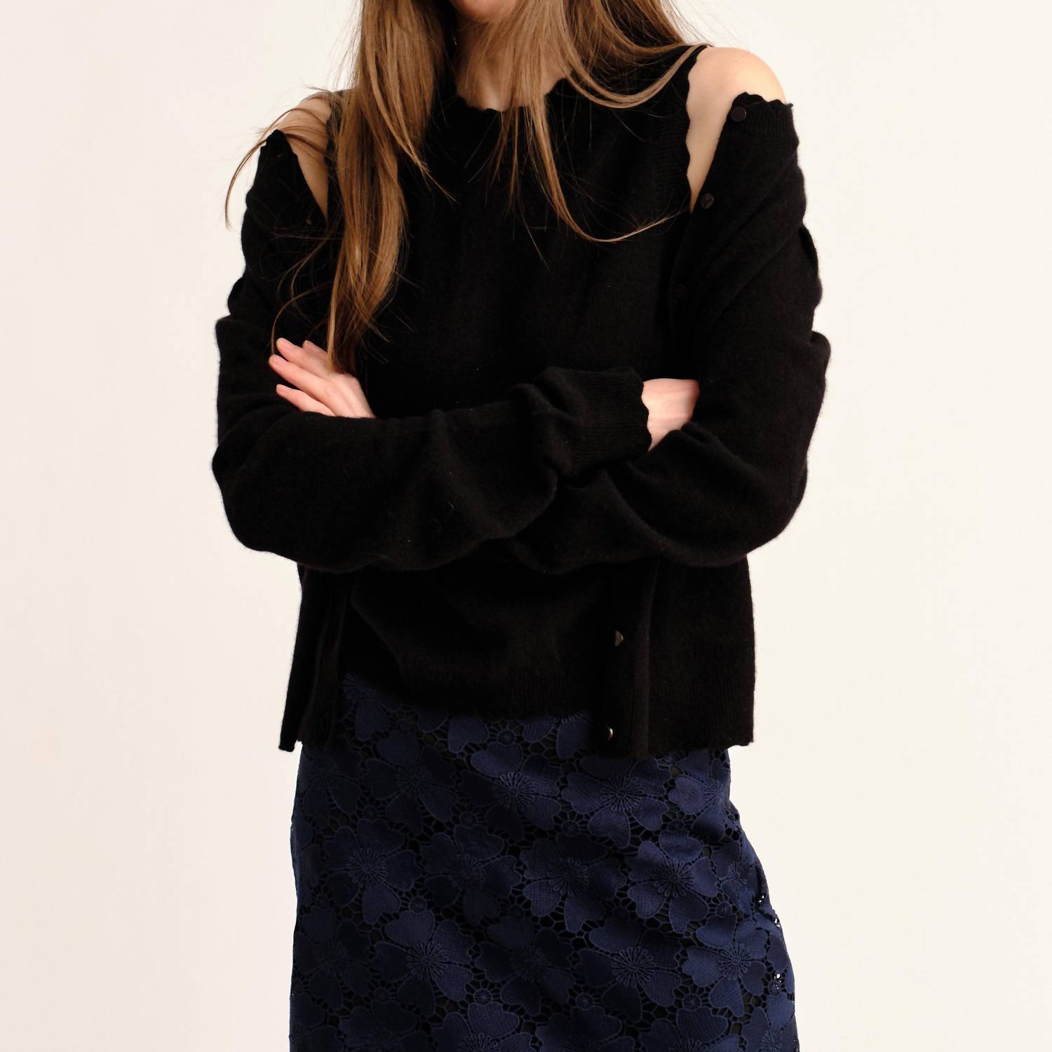 Cartolina Nantucket - Lucy Long Sleeve Sweater
