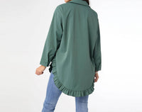 Coco + Carmen - Dominique Tunic Top With Ruffle Bottom