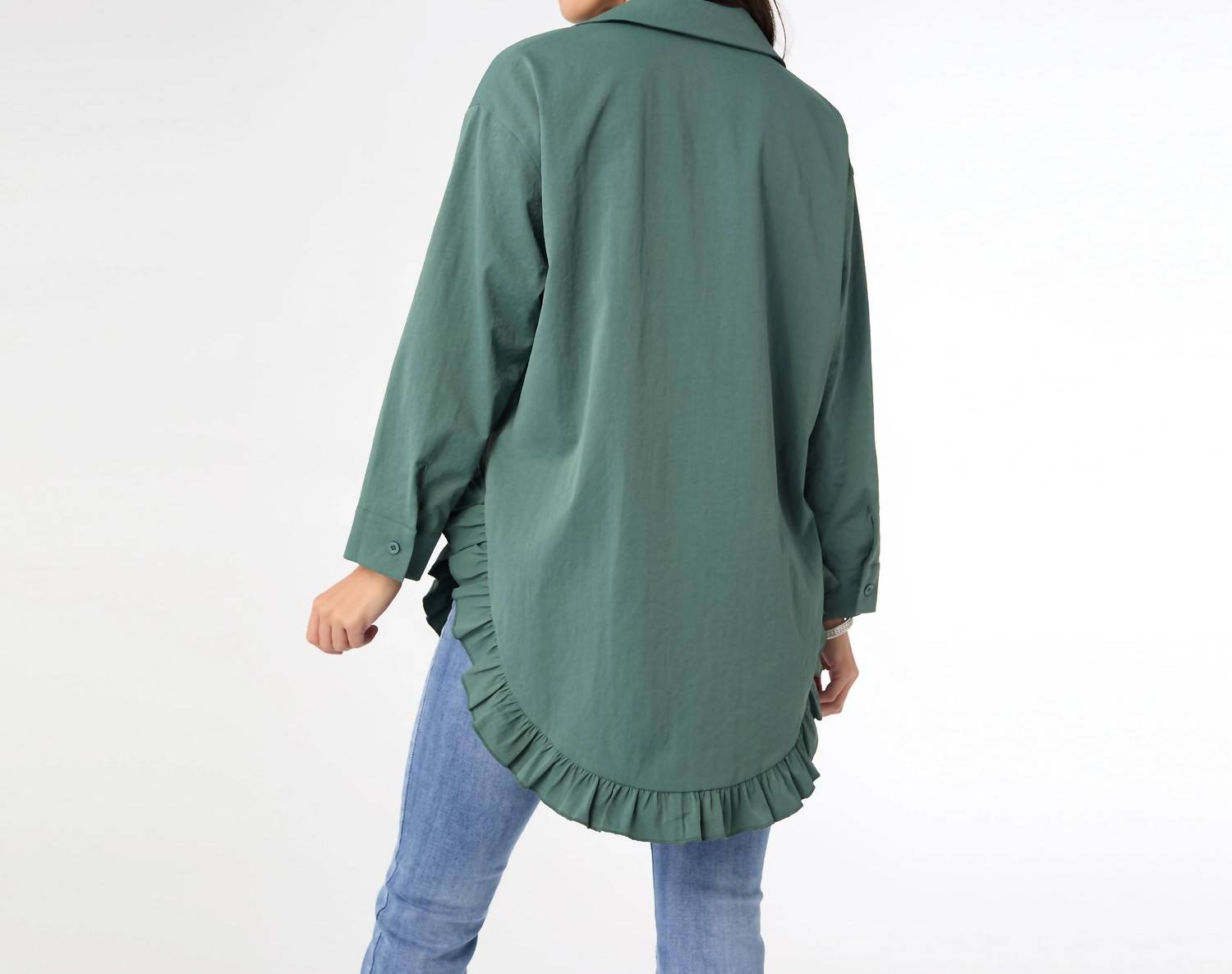 Coco + Carmen - Dominique Tunic Top With Ruffle Bottom