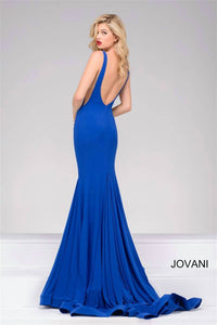 Jovani - Sleeveless Jersey Maxi Dress