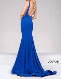 Jovani - Sleeveless Jersey Maxi Dress