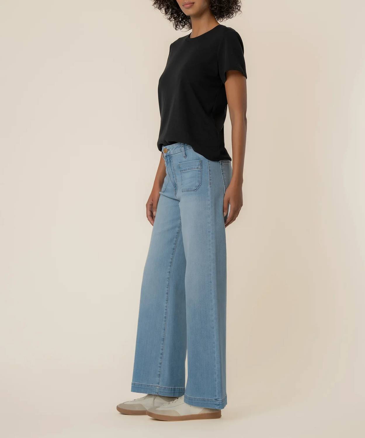 Kut From The Kloth - Meg High Rise Jeans With Patch Pockets