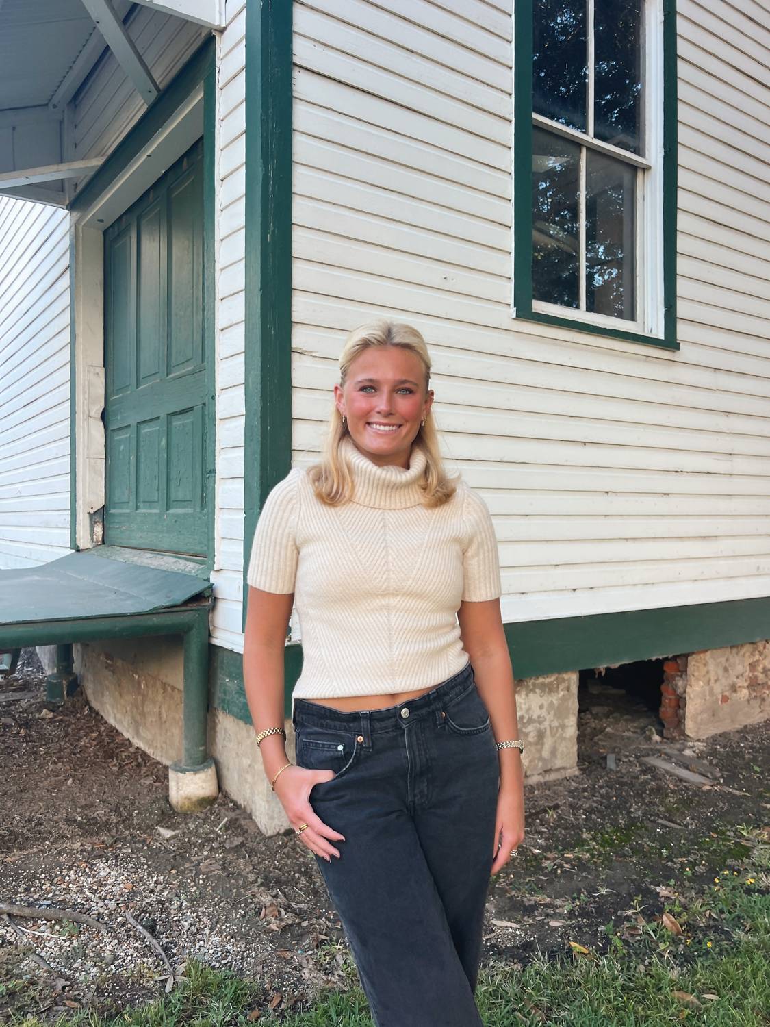 Design History - Mimi Turtle Neck Top