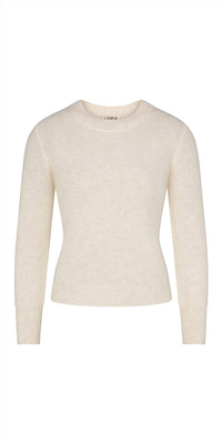 Eterne Francis Cashmere Sweater in oatmeal - women's sweater - view 4