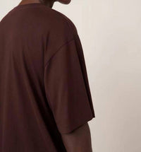 Kowtow Box Tee in mahogany - men's t-shirt - view 4