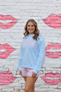 Day + Moon - Xo Mock Neck Sweatshirt