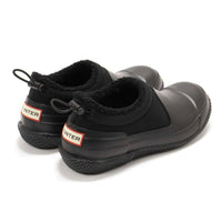 HUNTER Women's Original Insulated Sherpa Shoe in black - women's shoe - detail view
