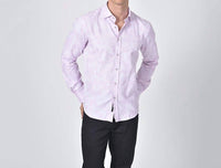 Eight X - Geo-shapes Button Down Jacquard Shirt