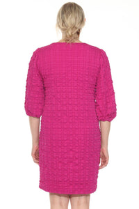 Joseph Ribkoff - Bubble Jacquard Mini Shift Dress