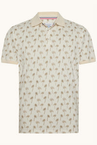 A Fish Named Fred - Palm Trees Short Sleeve Polo