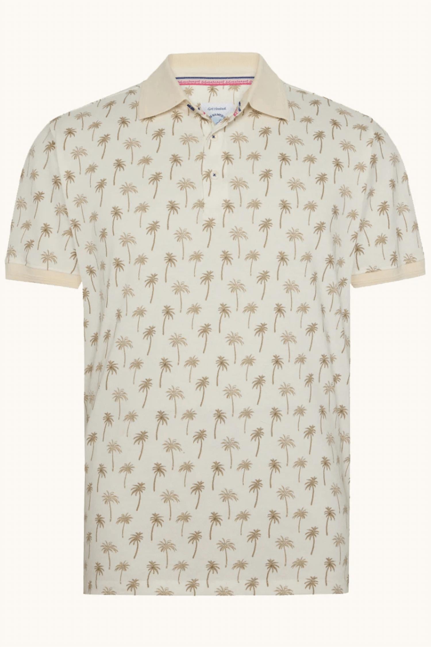 A Fish Named Fred - Palm Trees Short Sleeve Polo