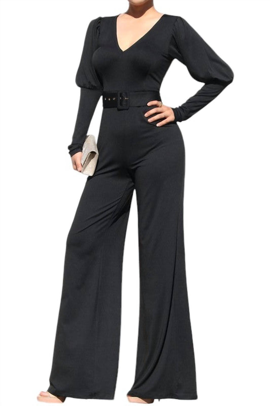 Dress Day - Belted Jumpsuit