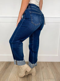 Risen - Julie High-rise Cuffed Boyfriend Jeans