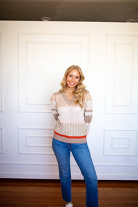 Another Love - Waverly Textured Stripe Sweater