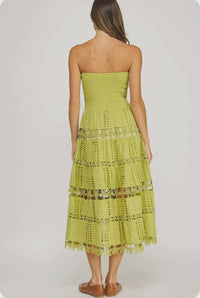 Strut & Bolt - Lena Eyelet Midi Dress
