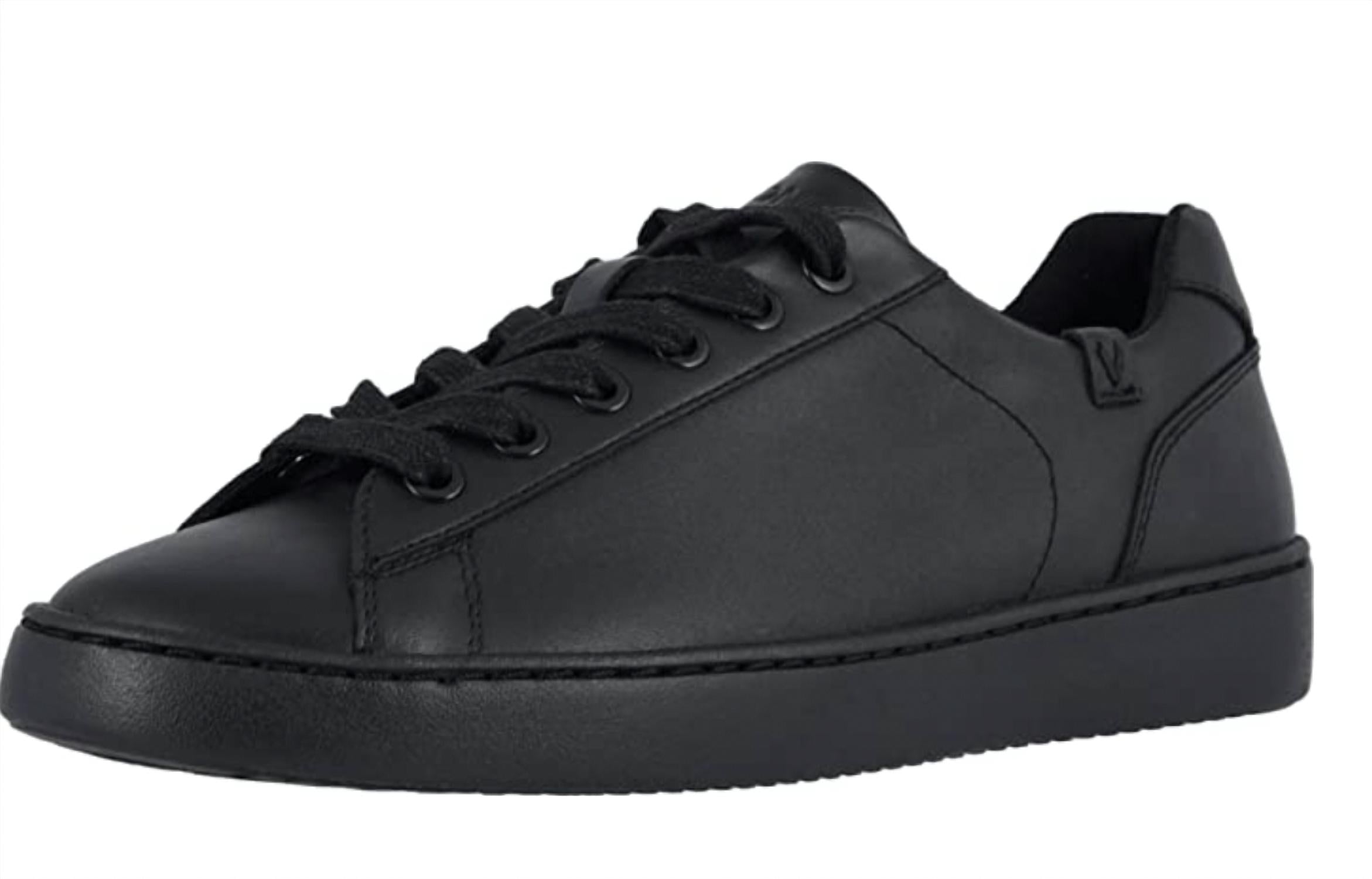 VIONIC Women's Mahoney Mable Lace Up Shoe in black - women's sneaker - detail view