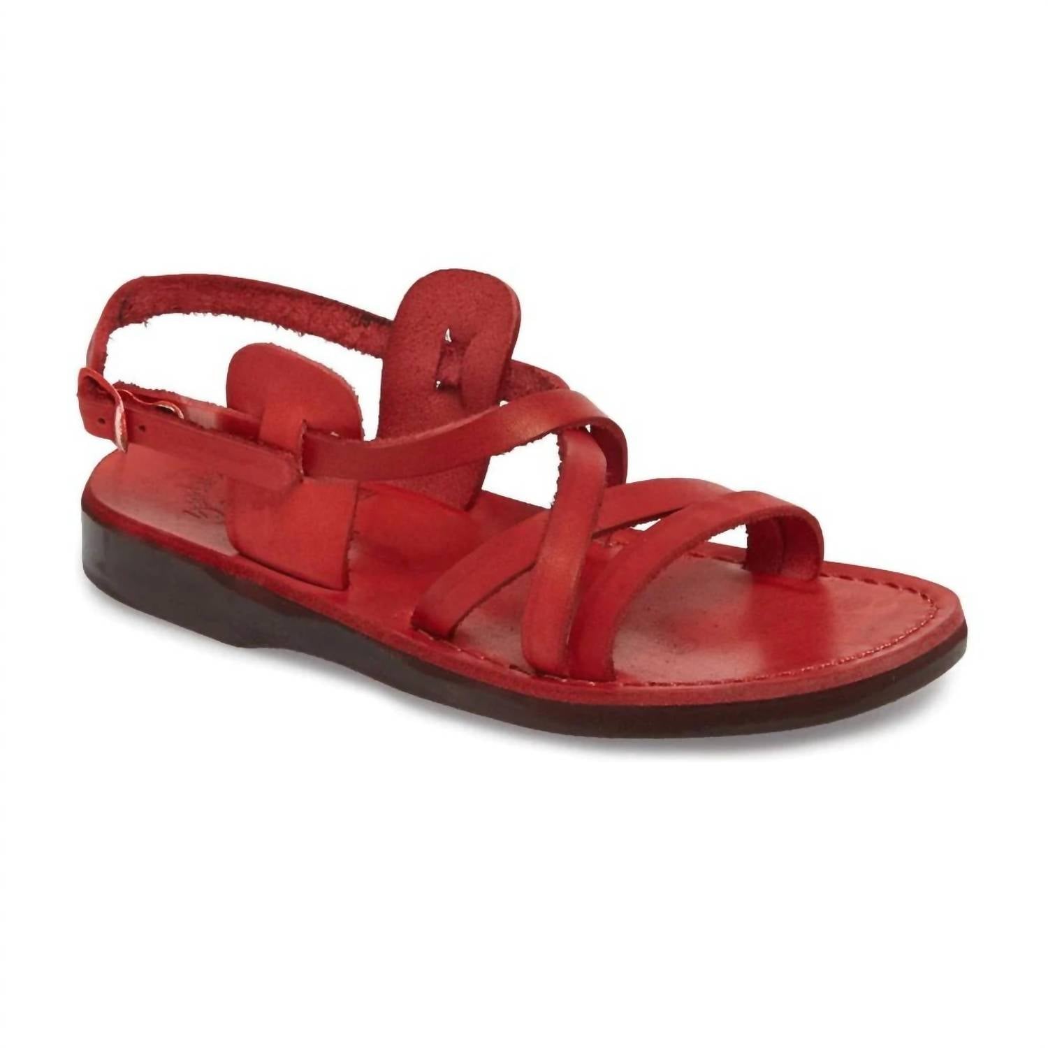 Tzippora Leather Strappy Slingback Sandal