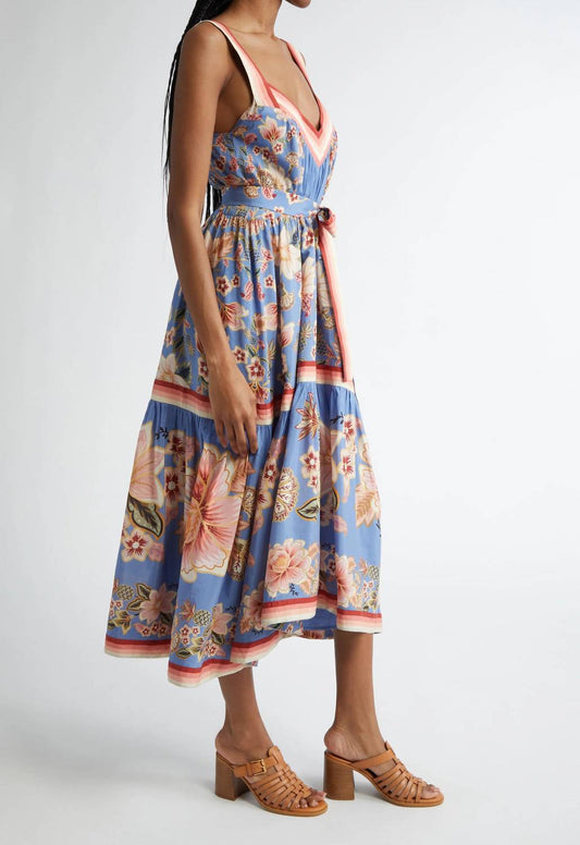 Farm Rio - Superbloom Tapestry V-neck Maxi Dress