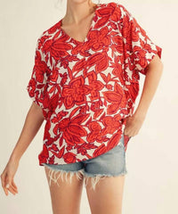 Jodifl Women's These Things Top in red - women's shirt