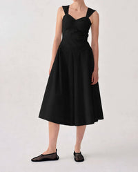Beatrice .B - Wide Strap Timeless Midi Dress