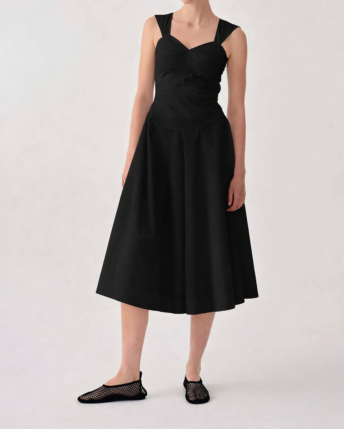 Beatrice .B - Wide Strap Timeless Midi Dress