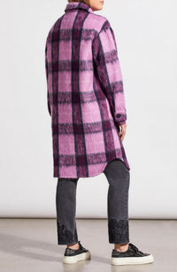 Tribal - Long Plaid Shacket