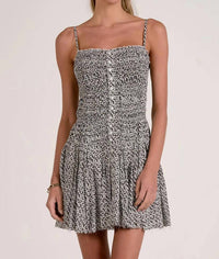 Elan - Ruched Detail Floral Mini Dress
