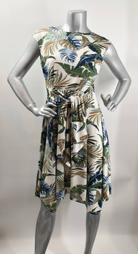Papillon - Women's Winslow Tropical Stretch Sleeveless Dress With Tie Belt