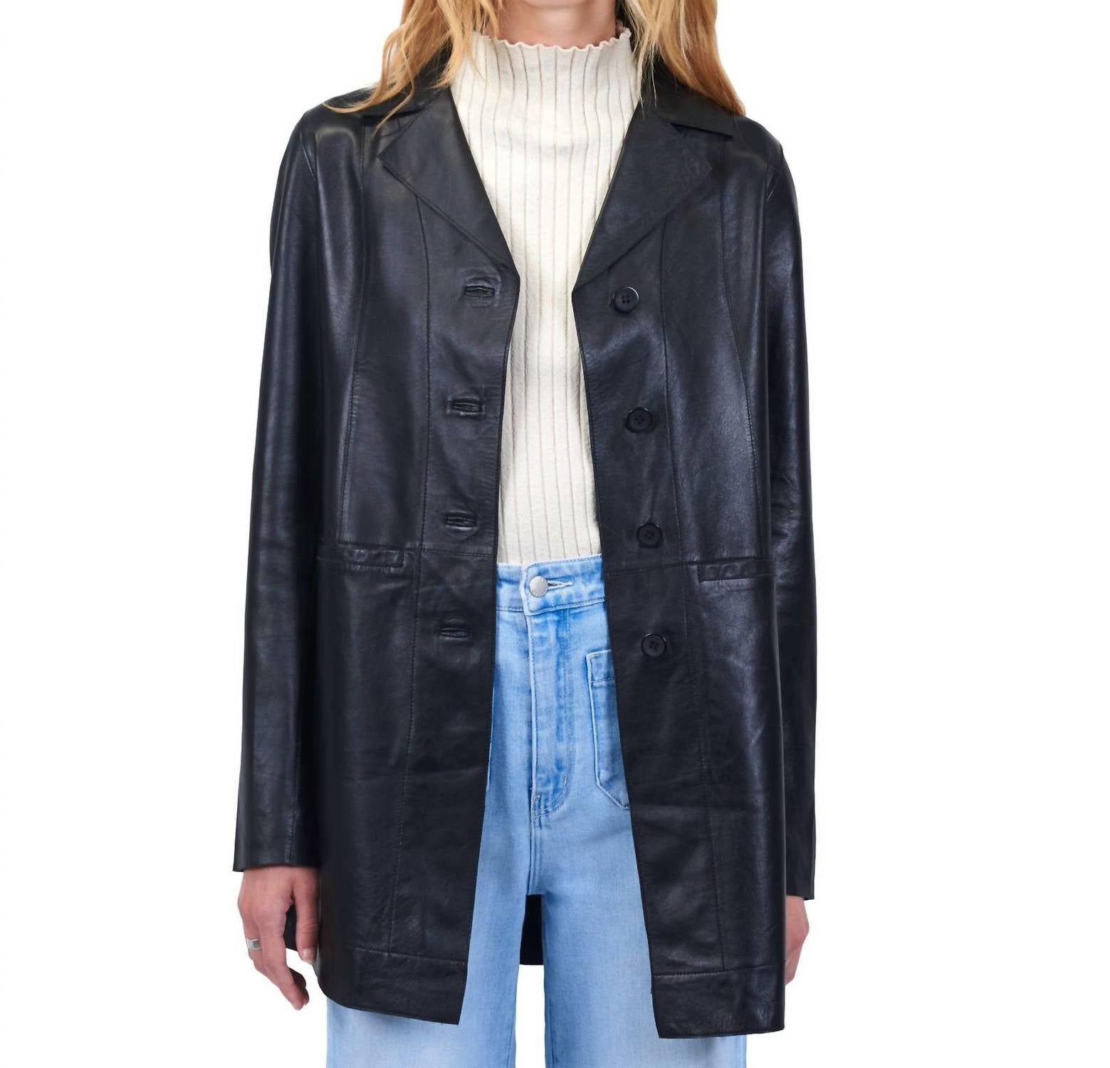 Jakett - Marlene Washed Leather Jacket