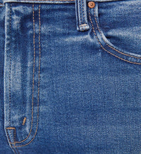 Mother - Mid Rise Rambler Zip Ankle Fray Jeans