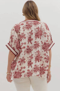 Entro - Floral Burst Dolman Top