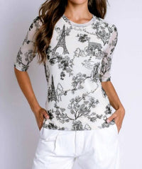 Johnny Was - KAIA MESH TEE LOUISE