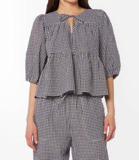 Velvet Heart - Ferlita Gingham Blouse