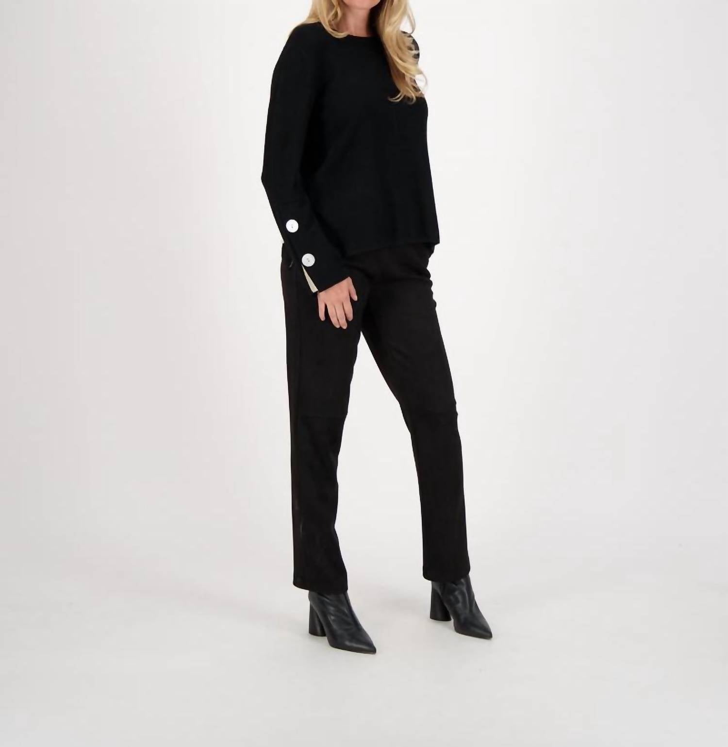 Inspired Style - Suede Straight Pant