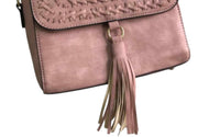 Julia Rose - Flap Crossbody Tassel Bag