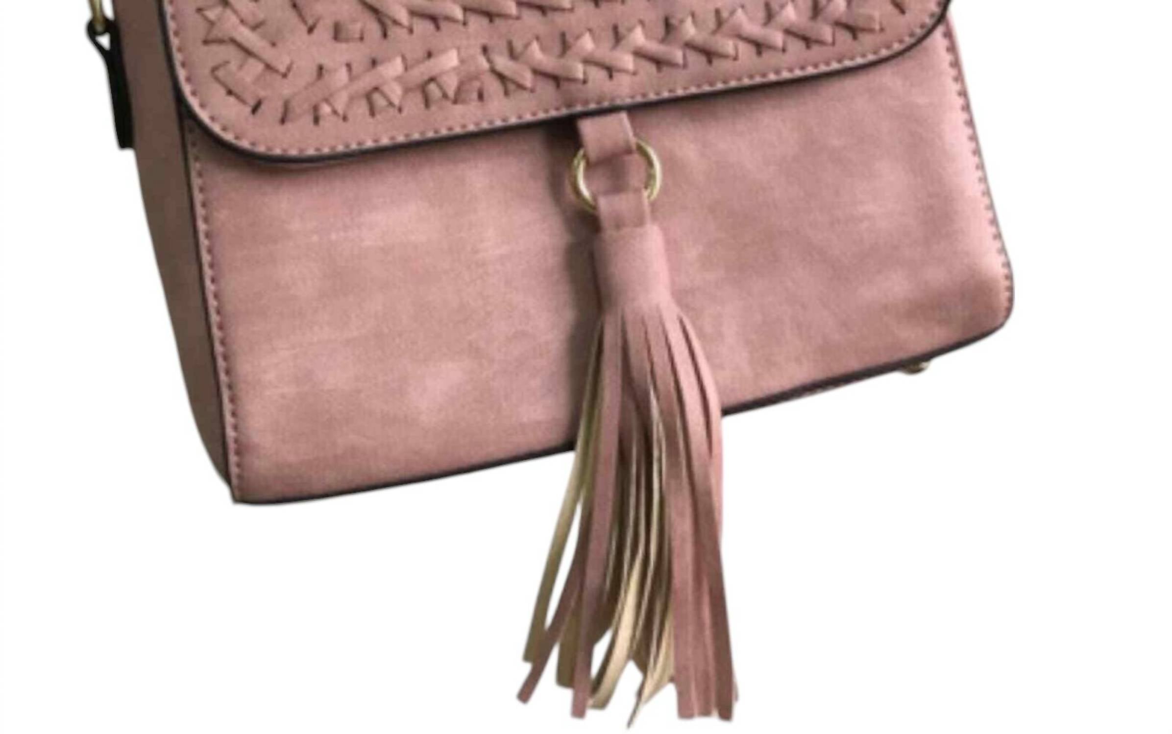 Julia Rose - Flap Crossbody Tassel Bag