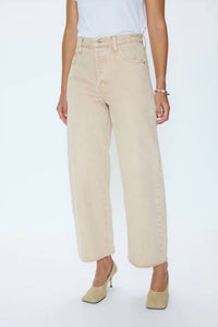 PISTOLA Tate Crop Jean in dune 2 - women's jeans - view 4