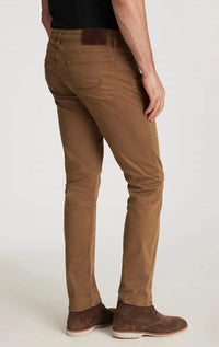 34 Heritage Courage Straight Leg Pants in tobacco twill - men's pants - detail view